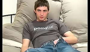 Young inferior Paul jerking off and fingering his sweltering ass
