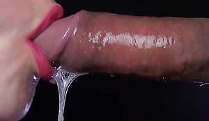 BEST Close up Sloppy Blowjob of your Life you ever Seen - Huge Cumshot in Mouth