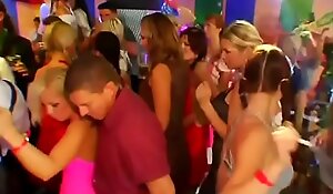 Nice-looking darlings are sharing soaked pussies during group partying
