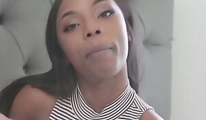 Busty black teenage stepsibling